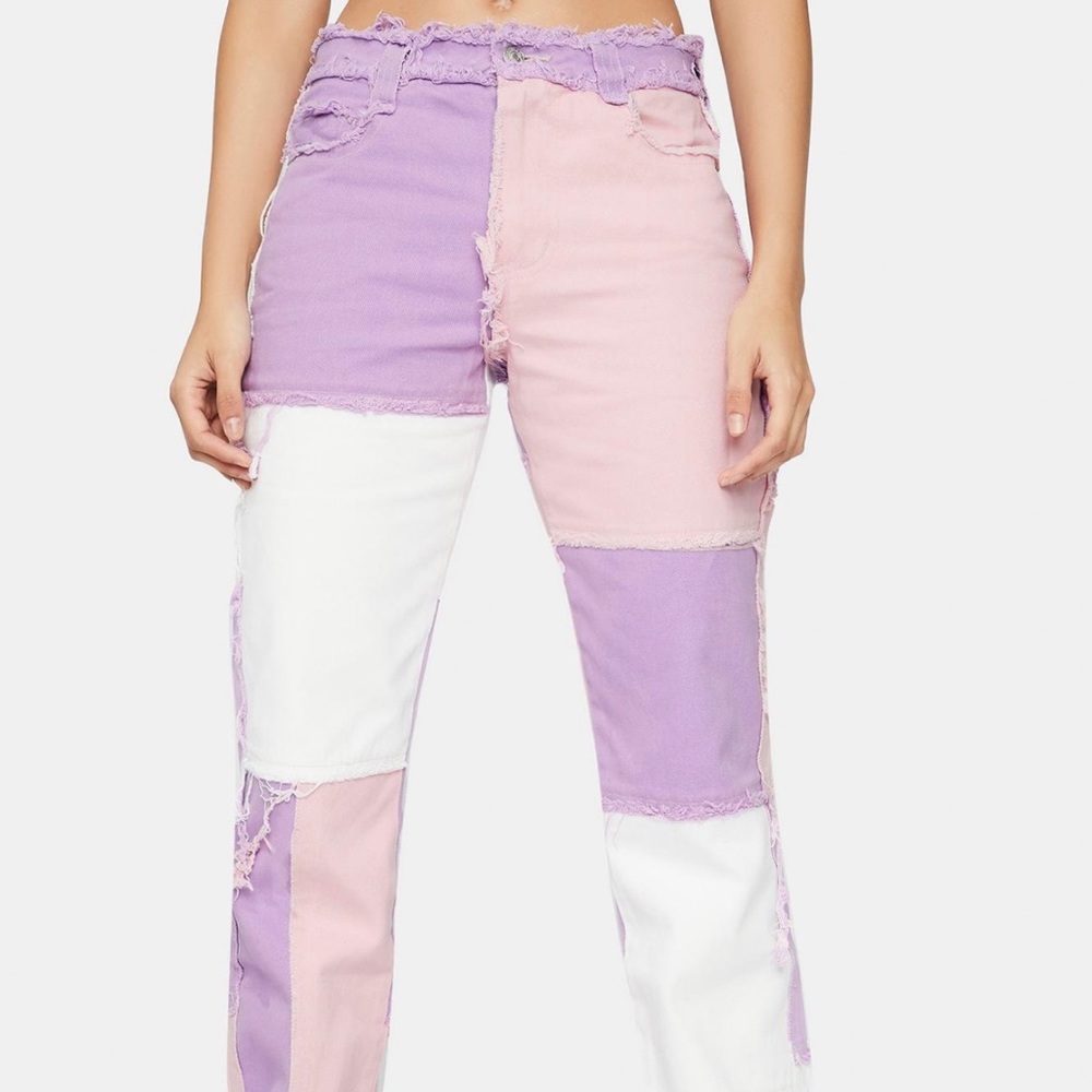 Jaded London patchwork jeans